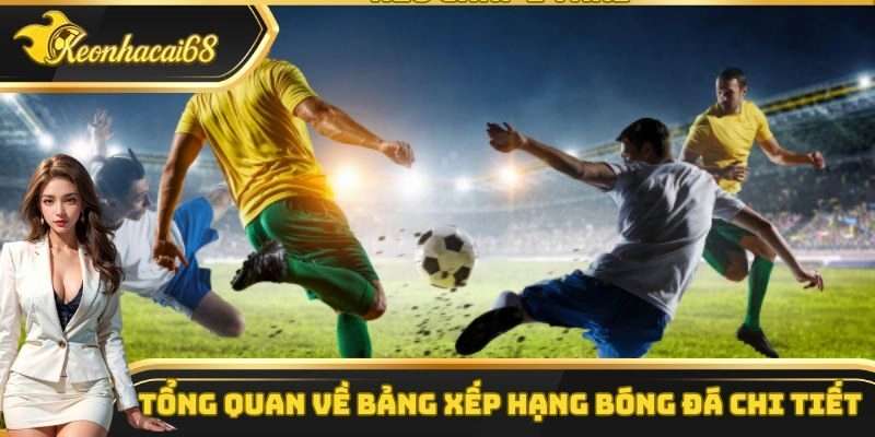 Tổng quan về bảng xếp hạng bóng đá chi tiết