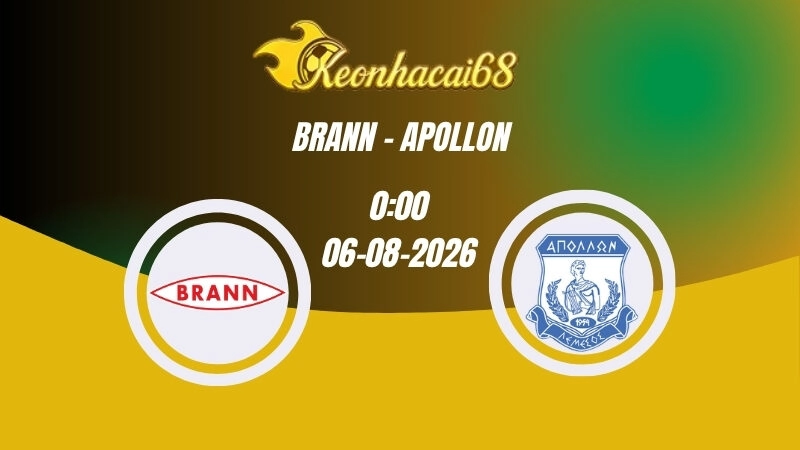 Soi kèo nhà cái Brann vs Apollon – 0h00 06/08/2026 | Conference League